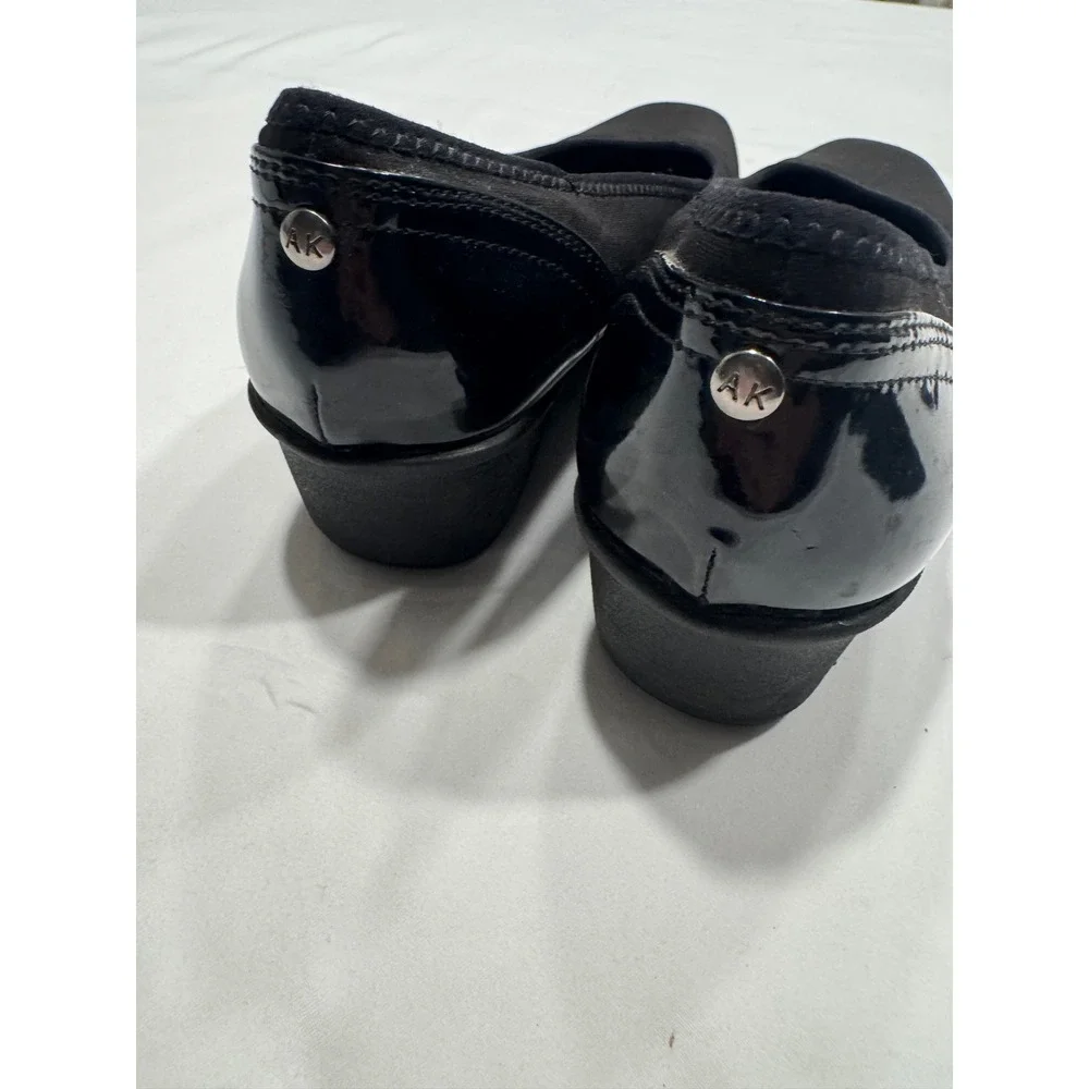 Anne Klein Black Wedge Pumps